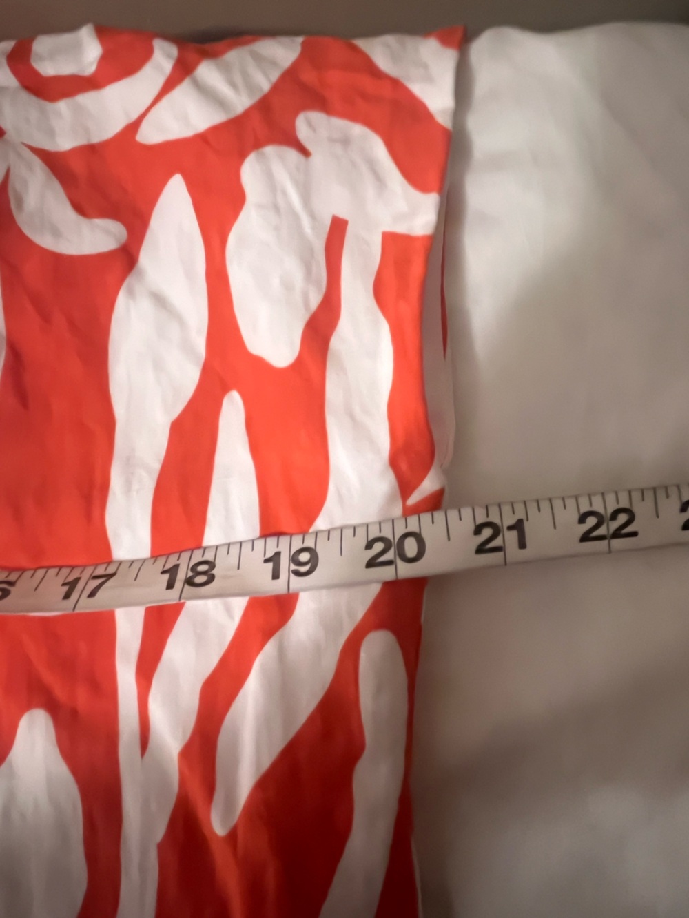 THML Bold Whimsical Orange and White Button-Front Mini Shift Dress, small - Picture 6 of 9